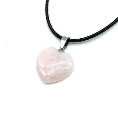 Collar Corazón Cuarzo Rosa - Image 3
