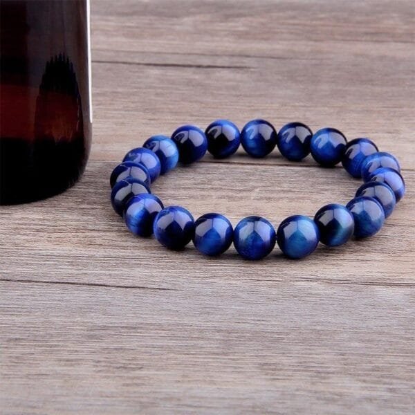 Pulsera Ojo De Tigre Azul - Image 5