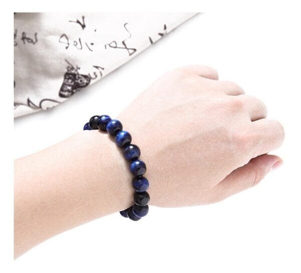 Pulsera Ojo De Tigre Azul - Image 6