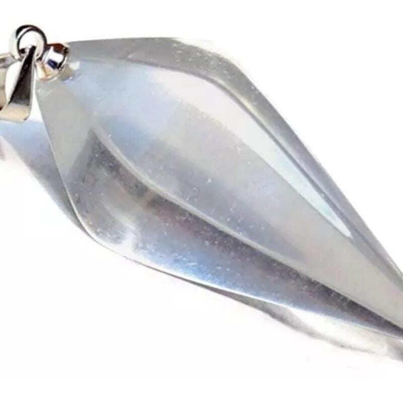 Collar Péndulo Cuarzo Cristal grande