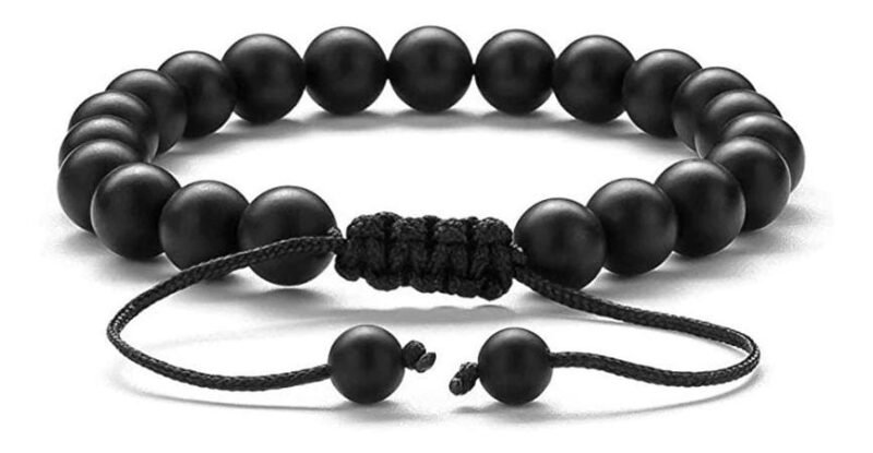 Pulseras Para Parejas Ojo De Tigre y Onix Mate - Image 5
