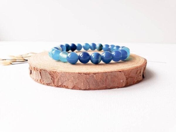 Pulsera Agata Azul - Image 2