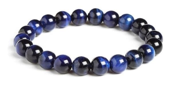 Pulsera Ojo De Tigre Azul