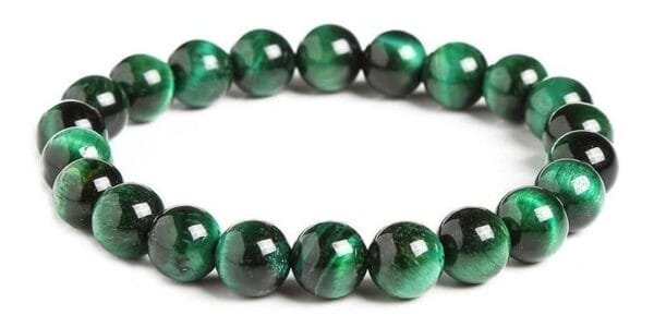 Pulsera Ojo De Tigre Verde