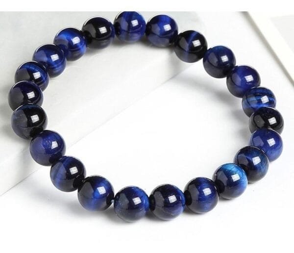 Pulsera Ojo De Tigre Azul - Image 3