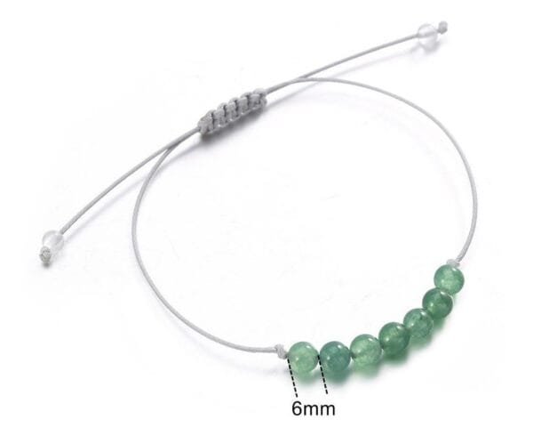 Pulsera Jade Verde 6mm