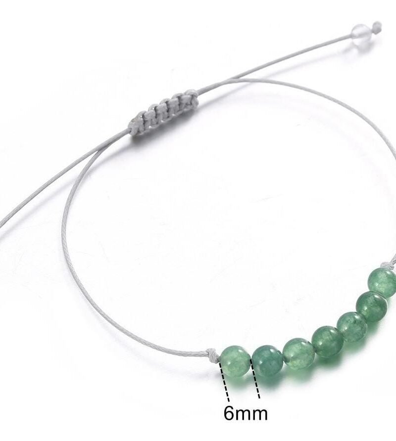 Pulsera Jade Verde 6mm