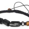 Pulsera Turmalina Negra Y Ojo De Tigre