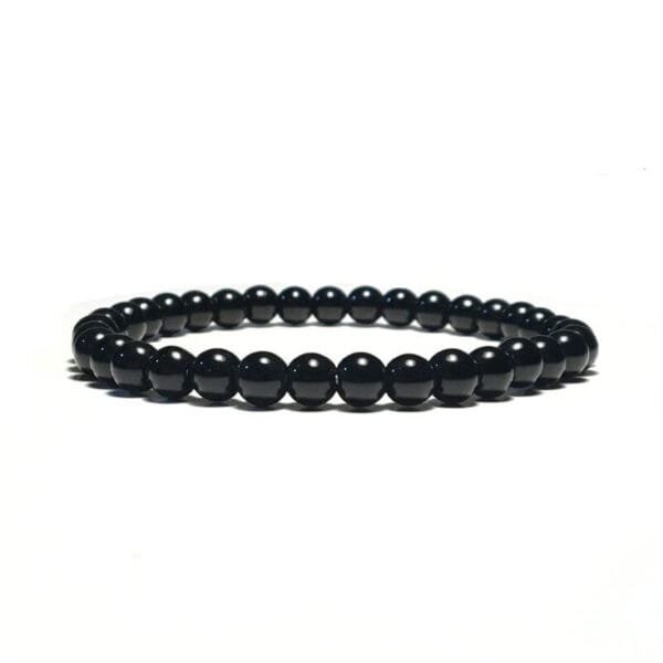 Pulsera Obsidiana Negra 6mm