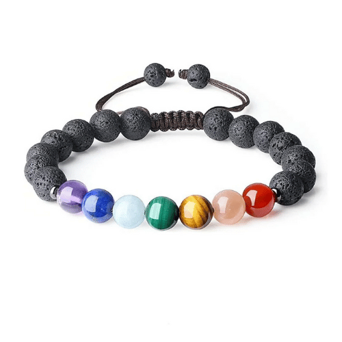 7 chakras con volcanica Meridian Shop