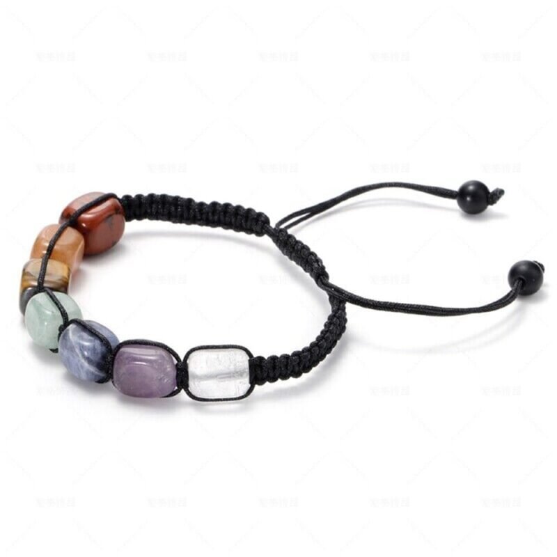 Pulsera 7 Chakras Ajustable Rectángulos - Image 13