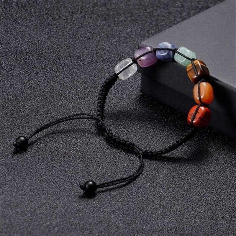 Pulsera 7 Chakras Ajustable Rectángulos - Image 16
