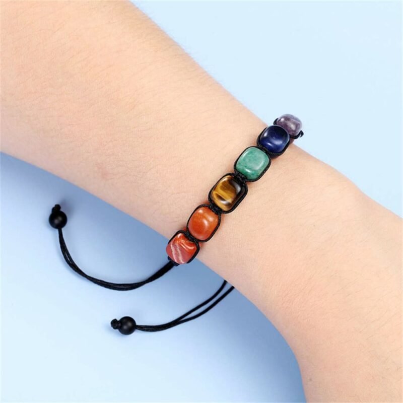 Pulsera 7 Chakras Ajustable Rectángulos - Image 15