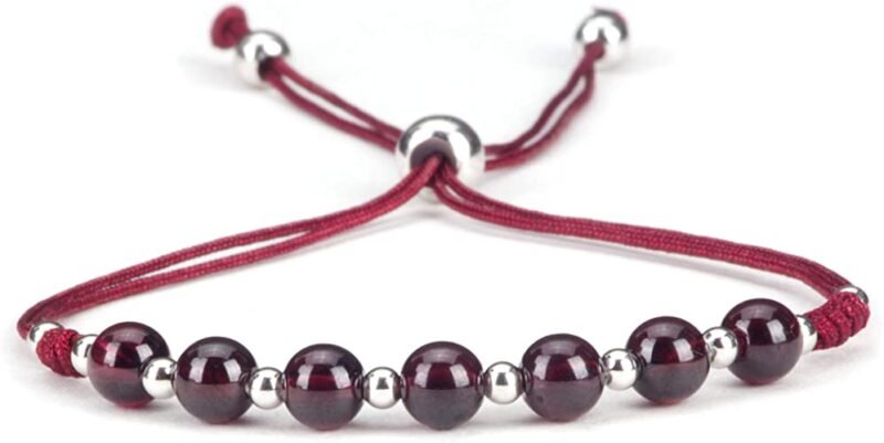 Pulsera Piedras Con Separadores Plata Ley 925 - Image 8