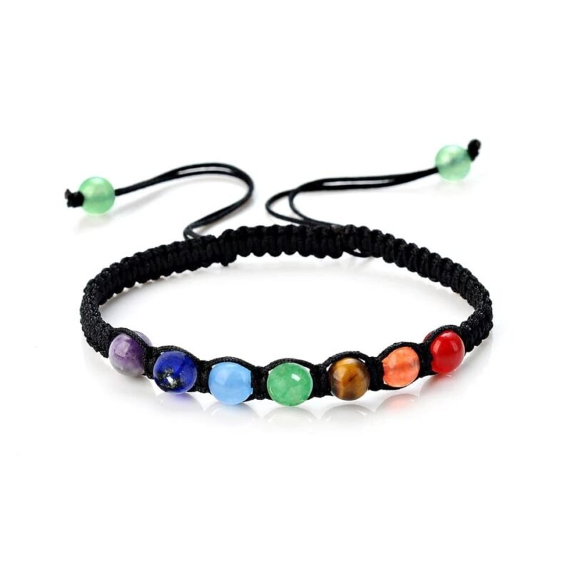 Pulsera 7 Chakras Macramé 6mm