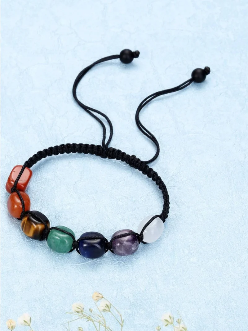 Pulsera 7 Chakras Ajustable Rectángulos - Image 12
