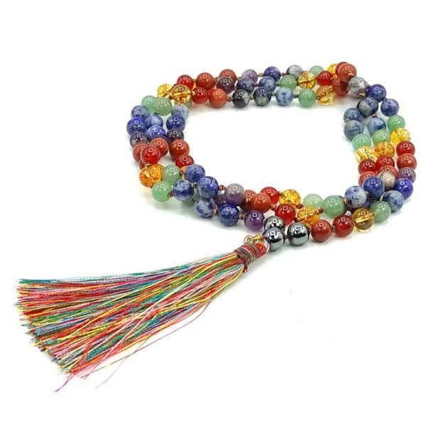 Japa Mala 7 Chakras Colors