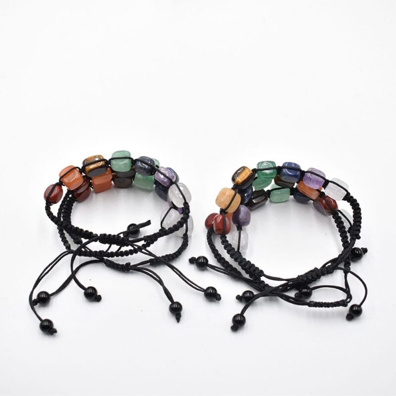 Pulsera 7 Chakras Ajustable Rectángulos - Image 17