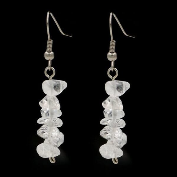 Aretes De Plata Con Piedra Chips - Image 18