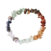 Pulsera 7 Chakras con chips de piedras naturales, diseñada para equilibrar energía y promover bienestar.