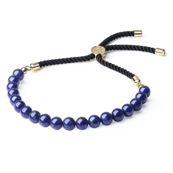 Pulsera Lapislazuli 6mm Ajustable