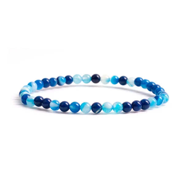 Pulsera de Ágata azul