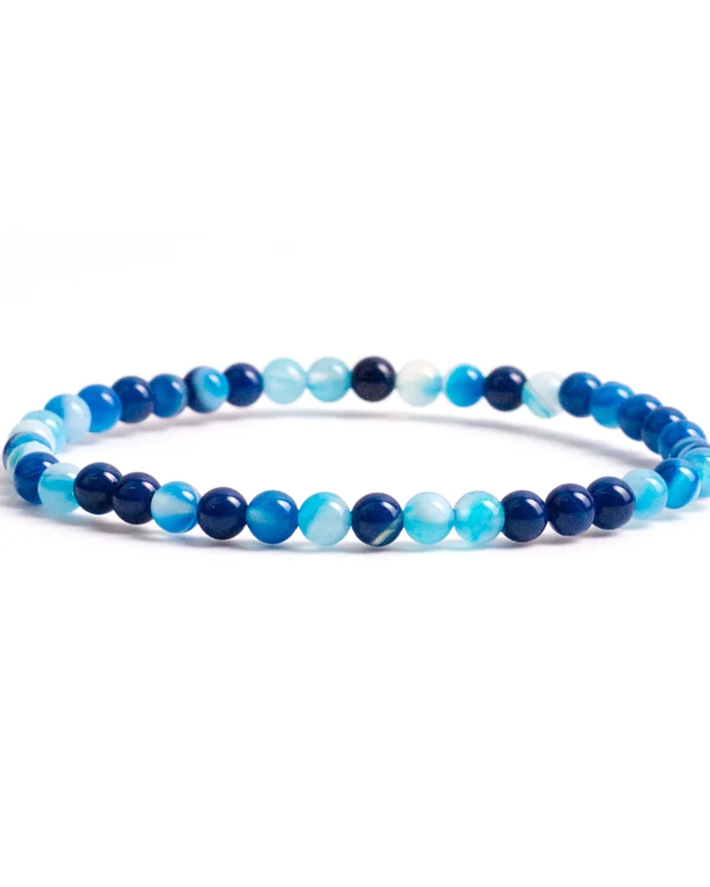 Pulsera de Ágata azul