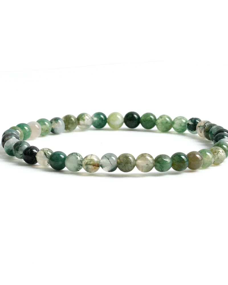 Pulsera de Ágata Musgo