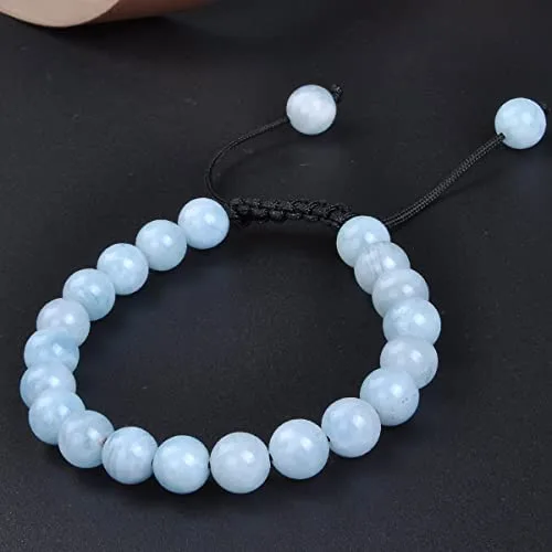 Pulsera Aguamarina Ajustable - Image 7