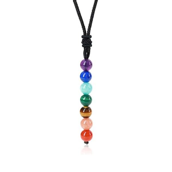 Collar Colgante Cuentas 7chakras