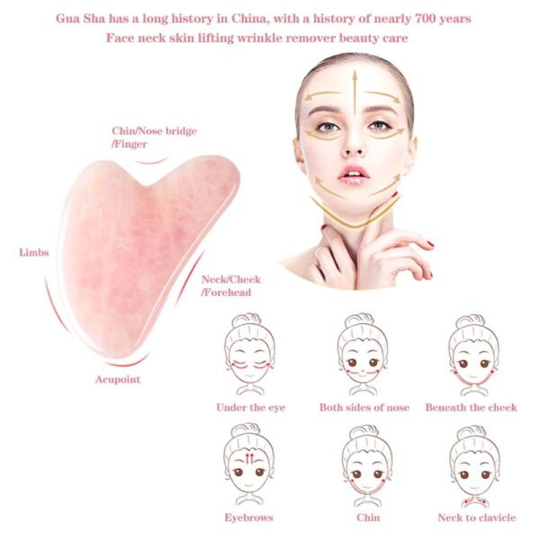 Gua Sha Cuarzo Rosa - Image 5