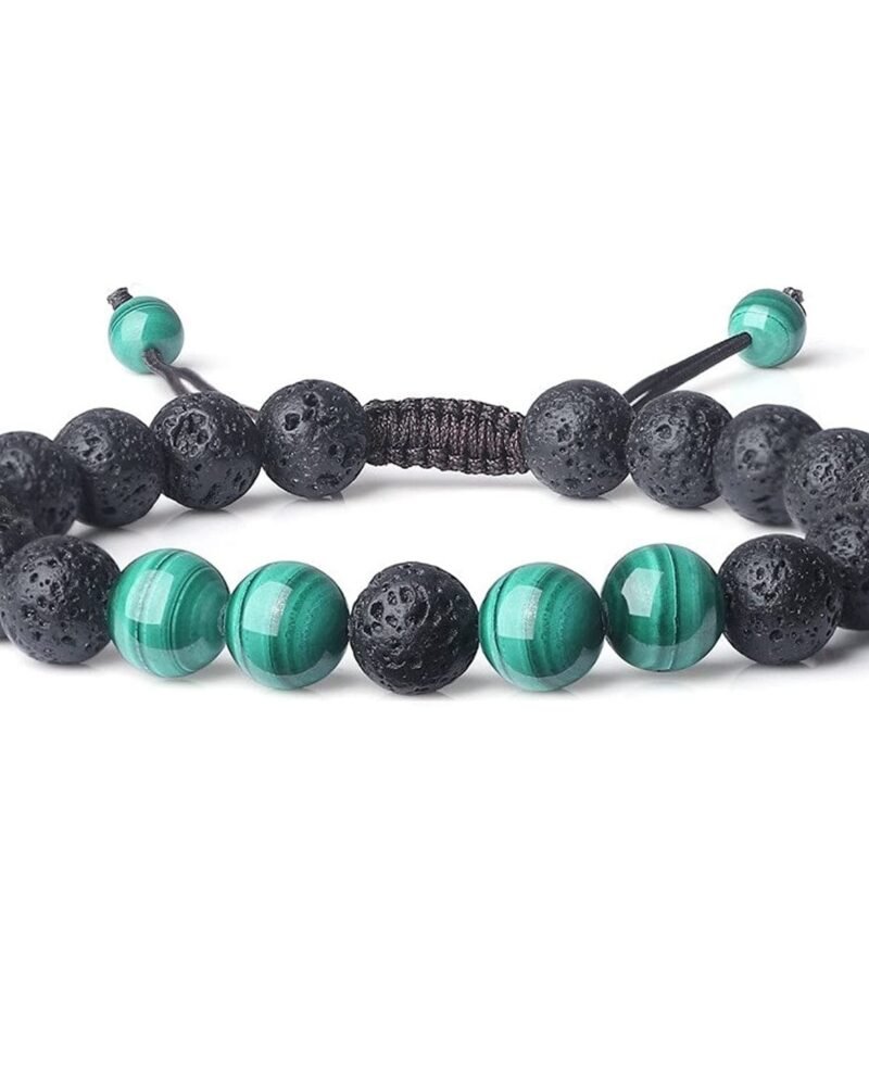 Pulsera Malaquita Volcánica