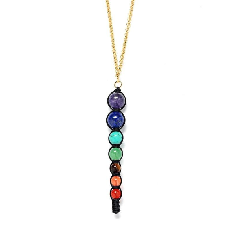 Colgante 7 Chakras Tejido - Image 2