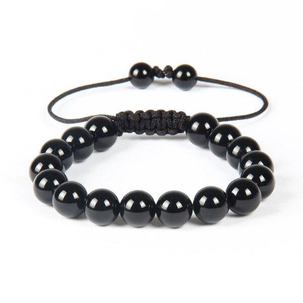 Pulsera Obsidiana Negra 10mm - Image 5