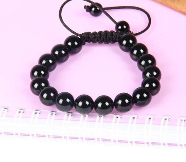 Pulsera Obsidiana Negra 10mm - Image 3