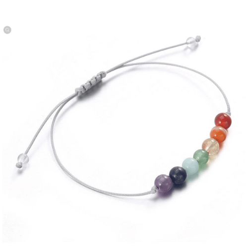 pulsera minimalista 7 chakras