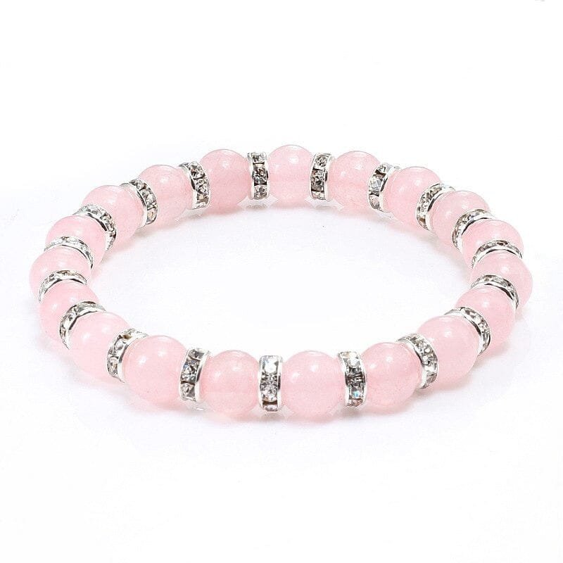 Pulsera Cuarzo Rosa Separador