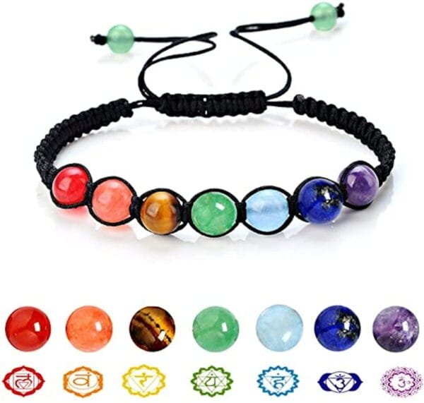 Pulsera 7 Chakras Macramé