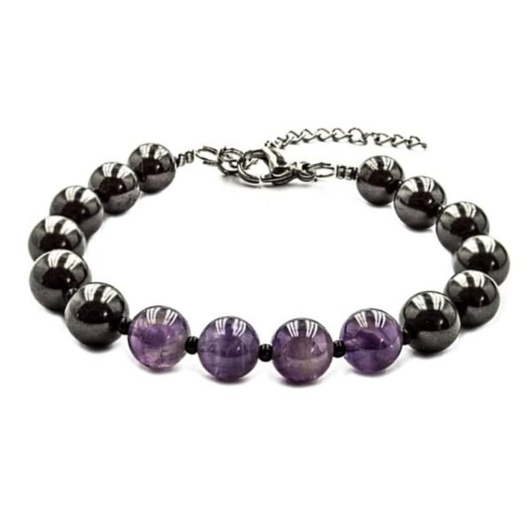 Pulsera Shungit con Amatista - Image 3