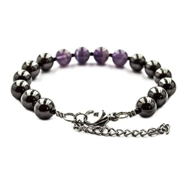 Pulsera Shungit con Amatista - Image 2