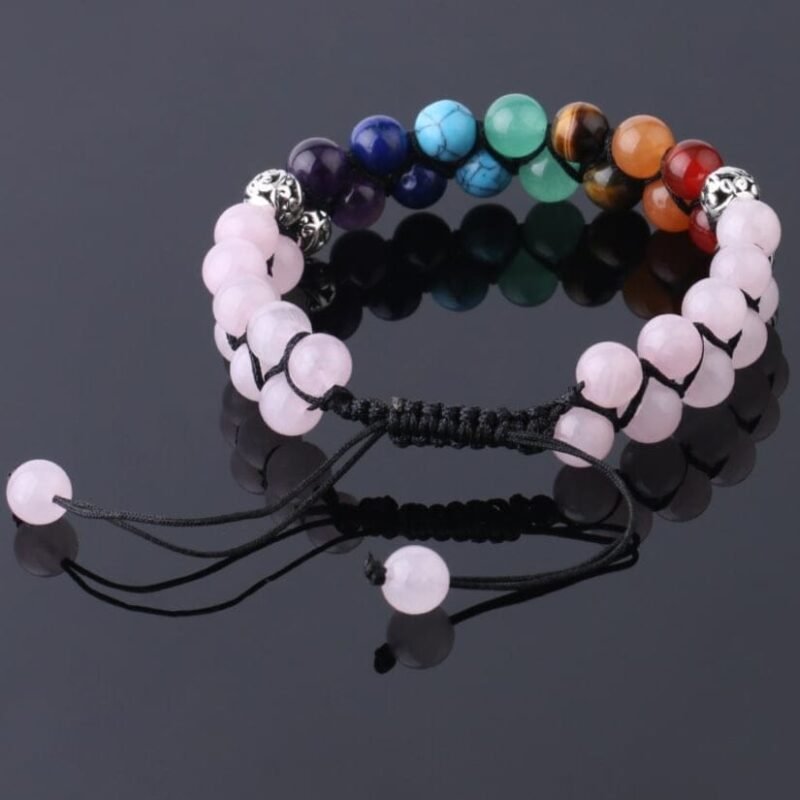 Pulsera 7 Chakras Doble 8mm - Image 3