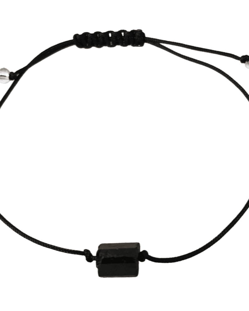 Pulsera Minimalista Turmalina Negra