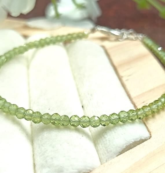 Pulsera Peridoto 4mm