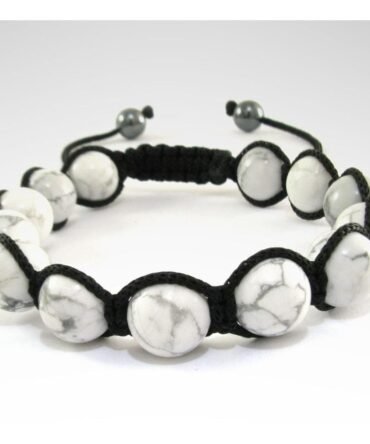 Pulsera Howlita Macrame