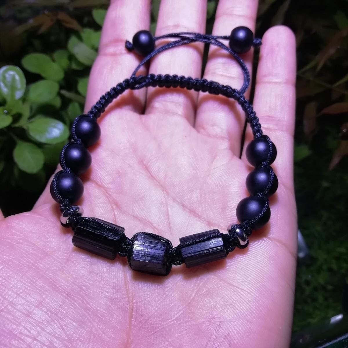 Pulsera Turmalina Negra y Onix Mate - Image 4