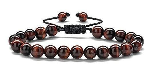 Pulsera Ojo De Tigre Rojo