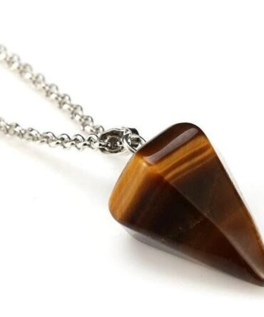 Collar Péndulo Ojo De Tigre