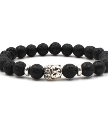 Pulsera Lava Volcanica con buda