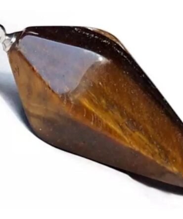 Collar Pendulo Ojo De Tigre grande