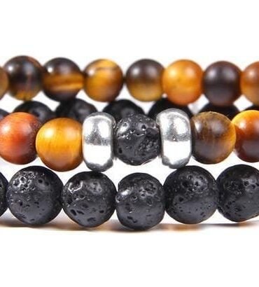 Pulseras Para Pareja Ojo De Tigre Volcanica